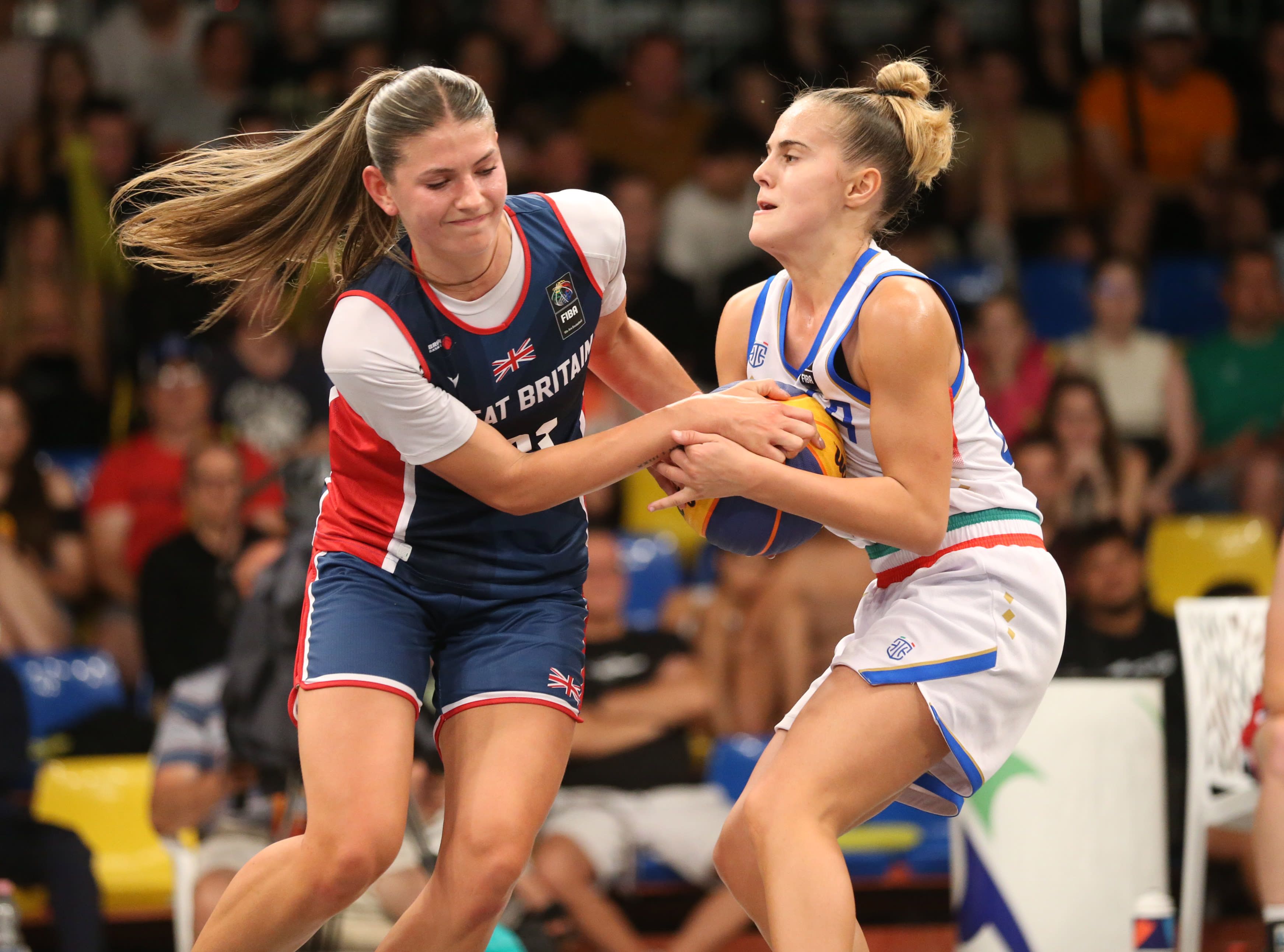 GB battle against Italy