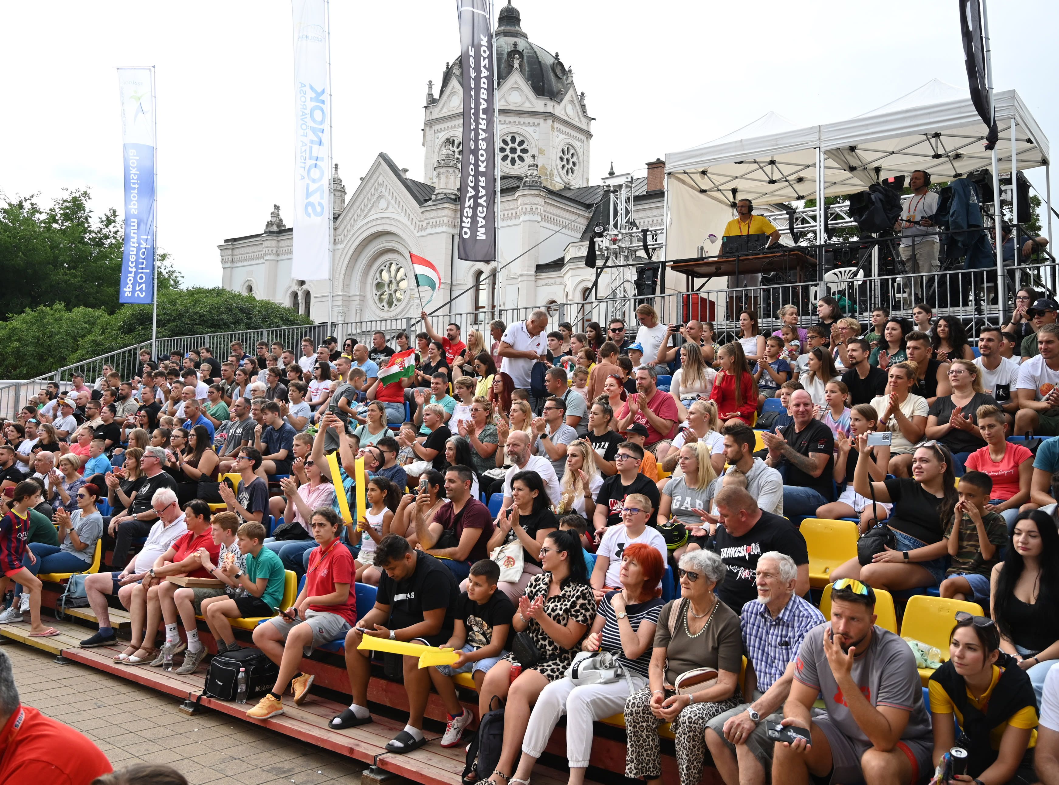 A packed crowd for the Youth Nations League Finals