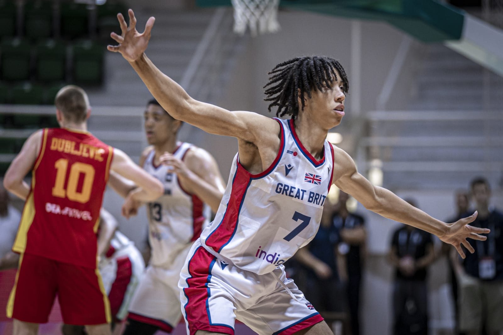 Dijarn Russell-Walters at FIBA U18 European Championship 2022