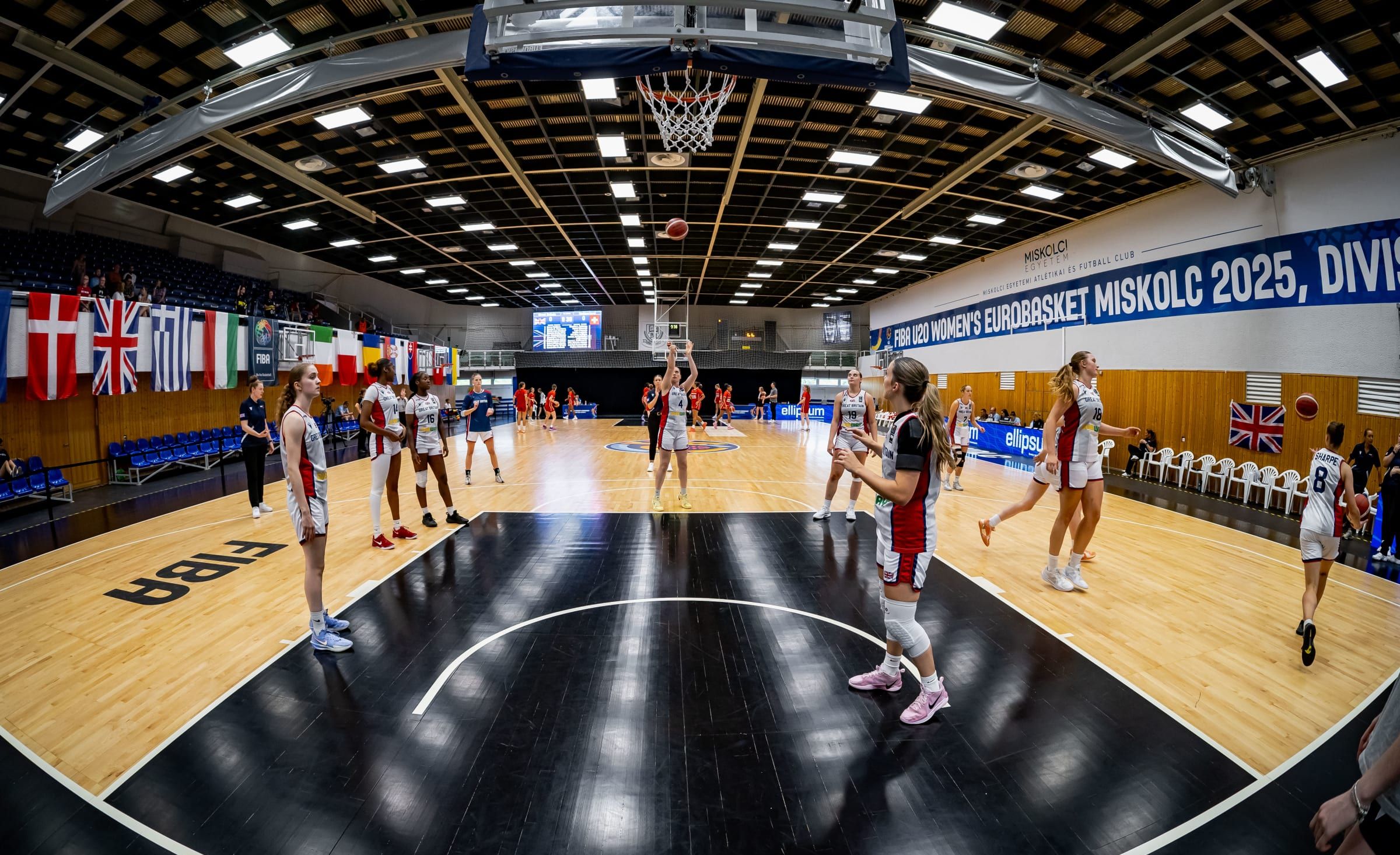 GB warm up before they face Switzerland