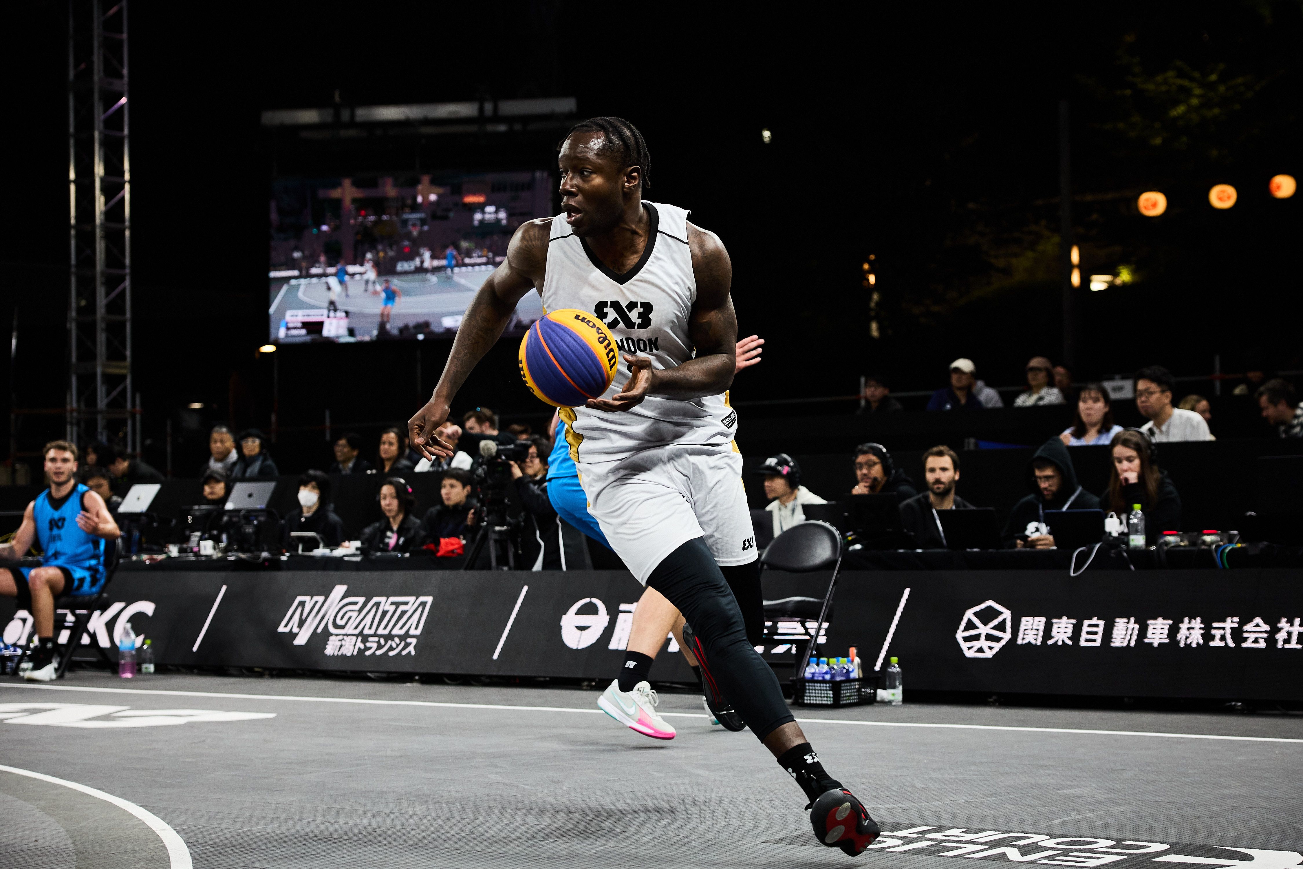 Ashley Hamilton playing 3x3 Basketball