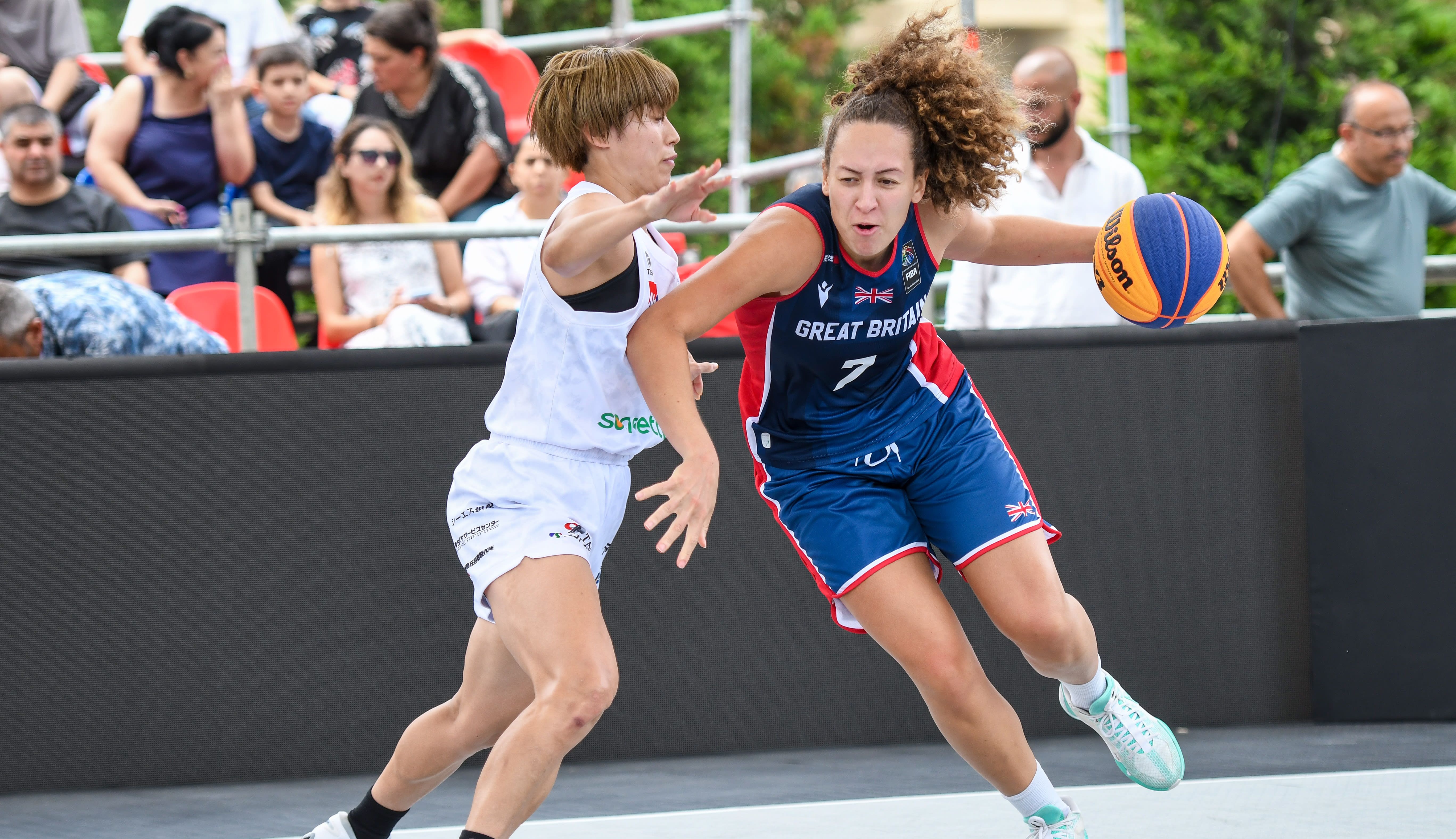 Georgia Gayle at Sumqayit, Azerbaijan stop of FIBA 3x3 Women's Series