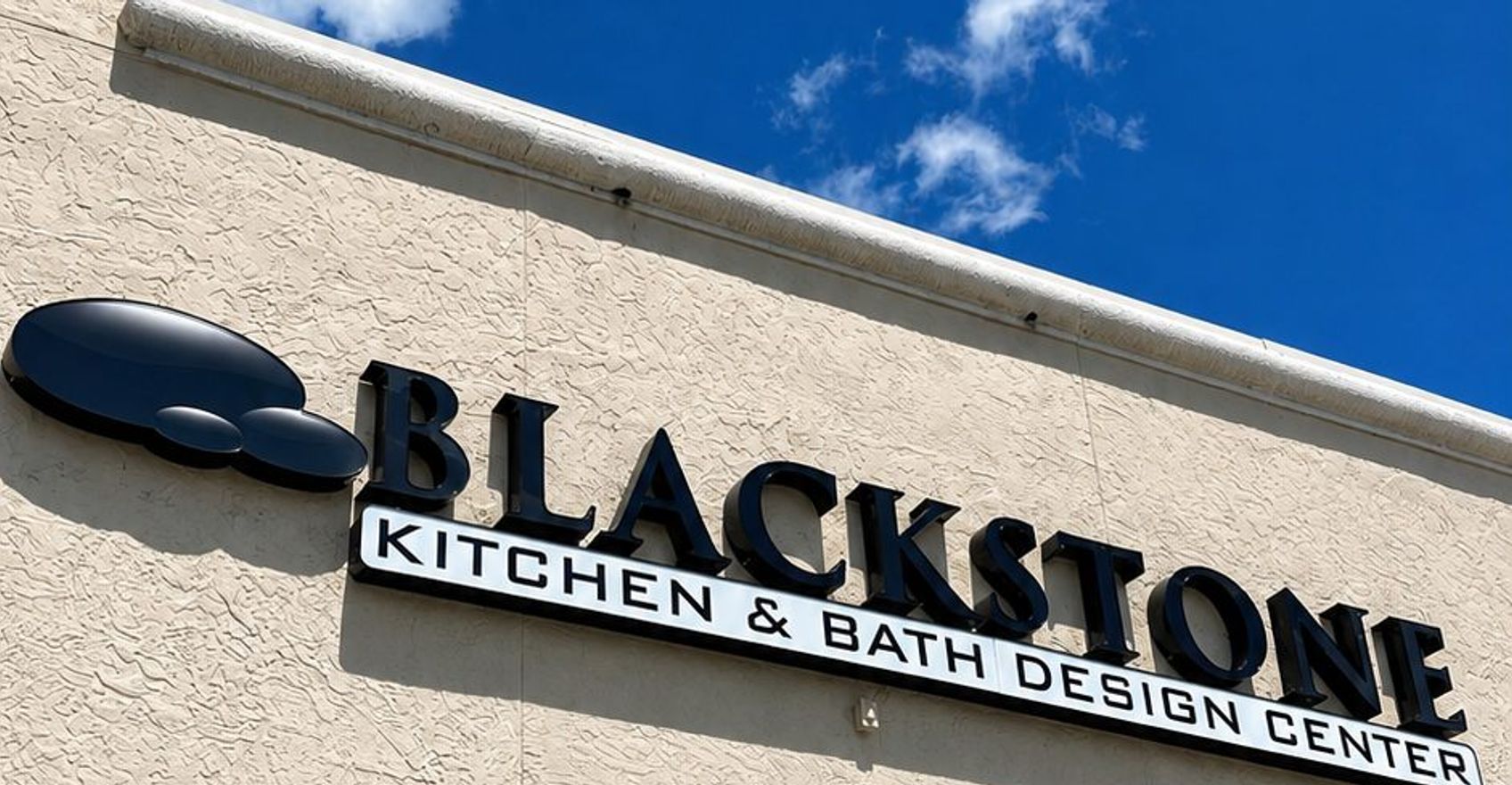 The Blackstone Kitchen & Bath Design Center storefront sign
