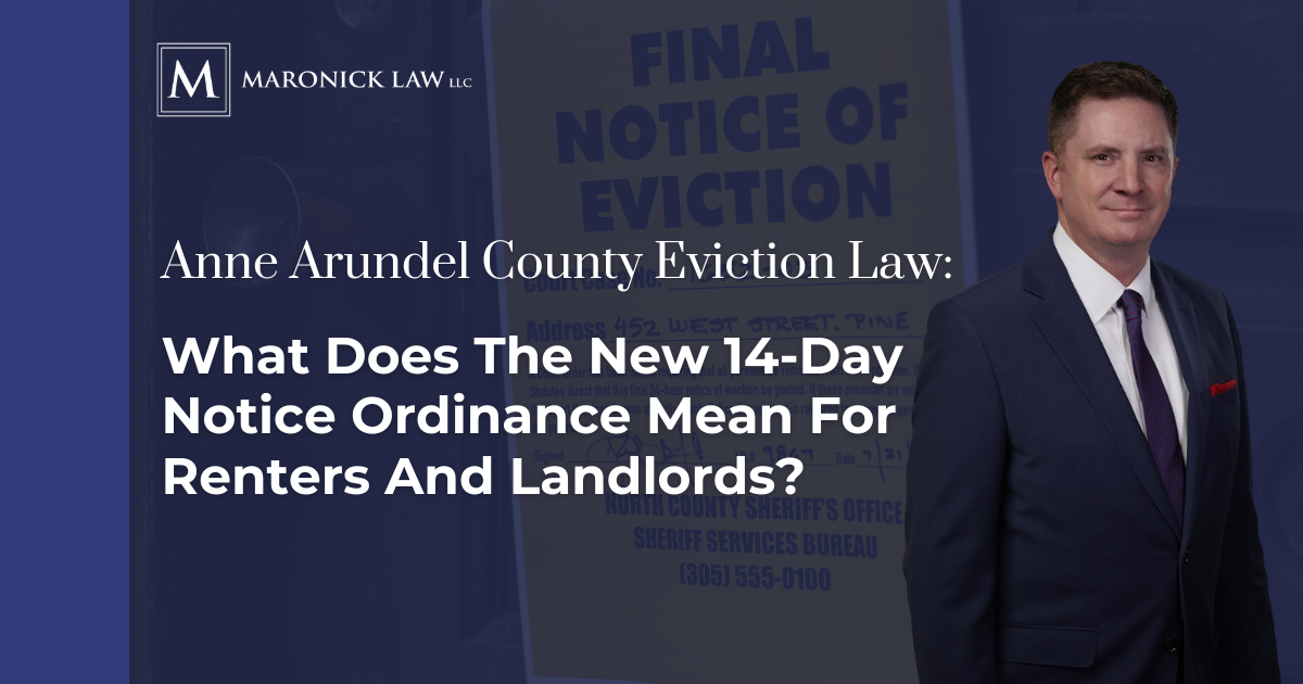 Anne Arundel County Eviction Law