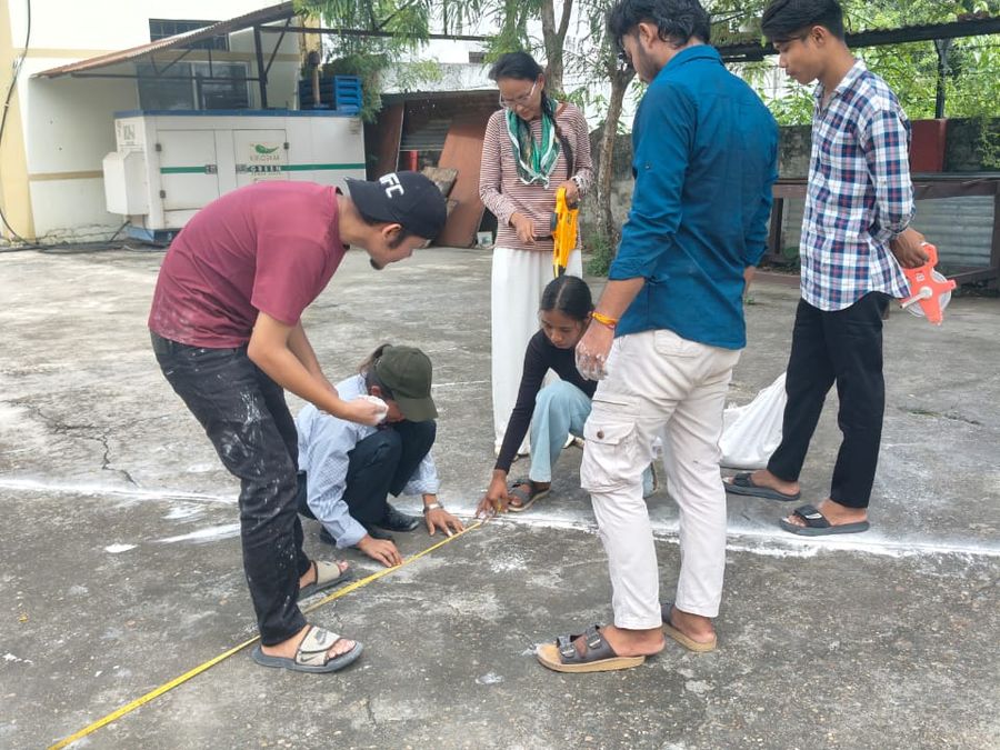 Surveying Practical: Curve setting