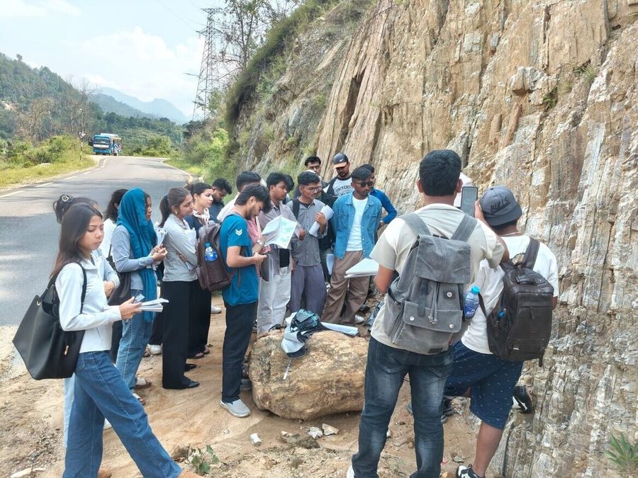 Geological Camp (malekhu Dhading) 2025 Batch BE Civil