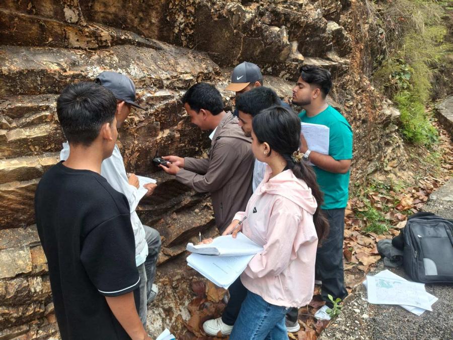 GEOLOGICAL FIEOD CAMP AT MALEKHU, Dhading