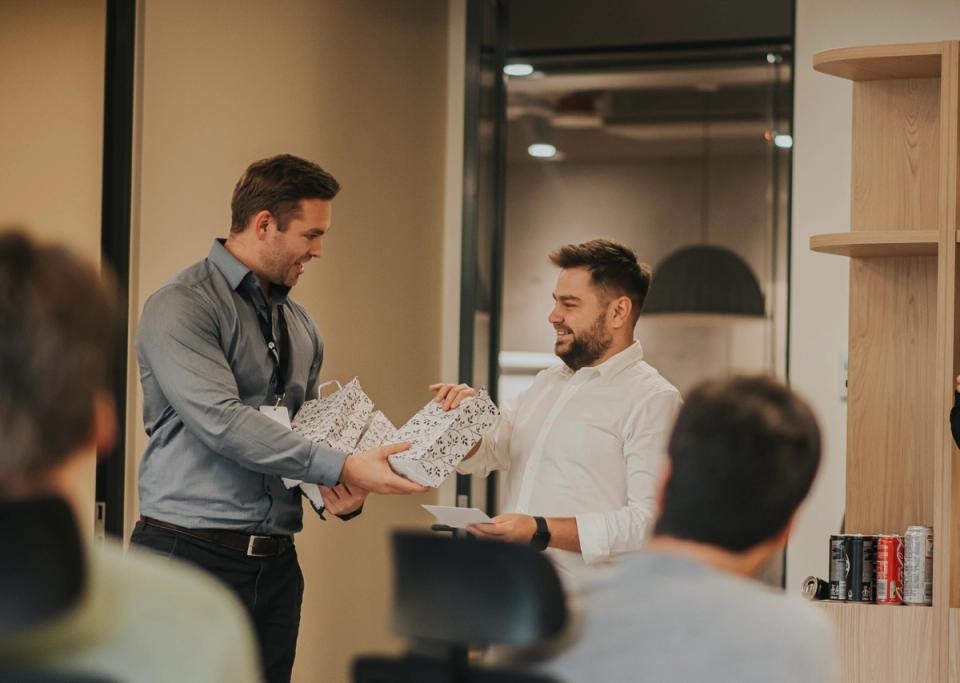 picture of the extra mile winner