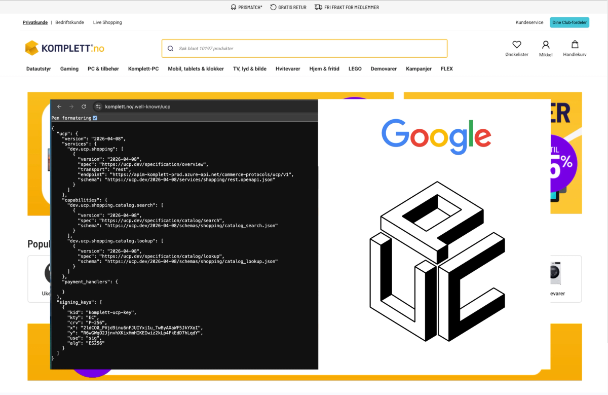 Our first step towards AI shopping on Komplett