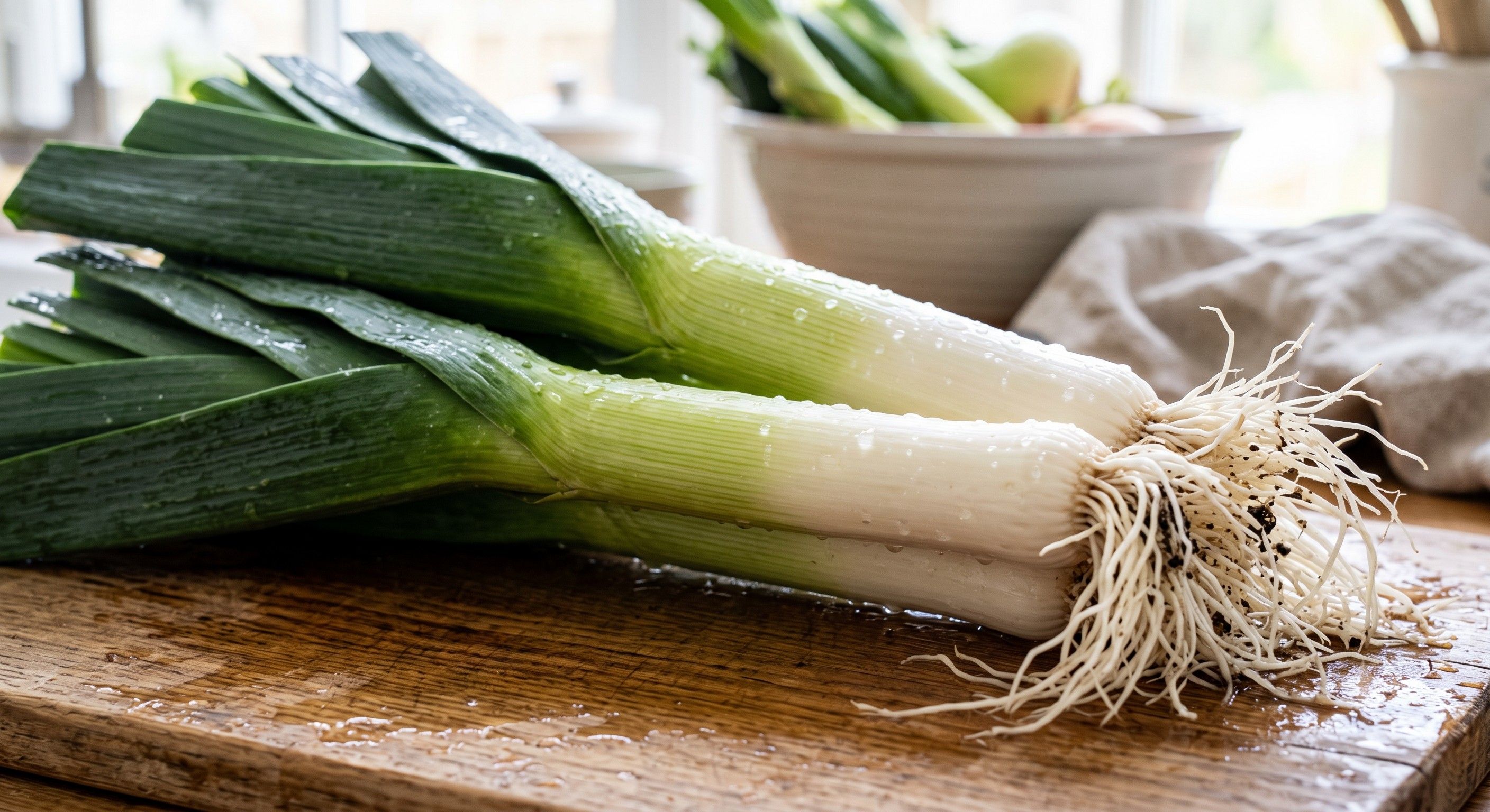 Pırasa (Latince: Allium porrum)