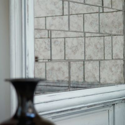 Deco Glass Pewter