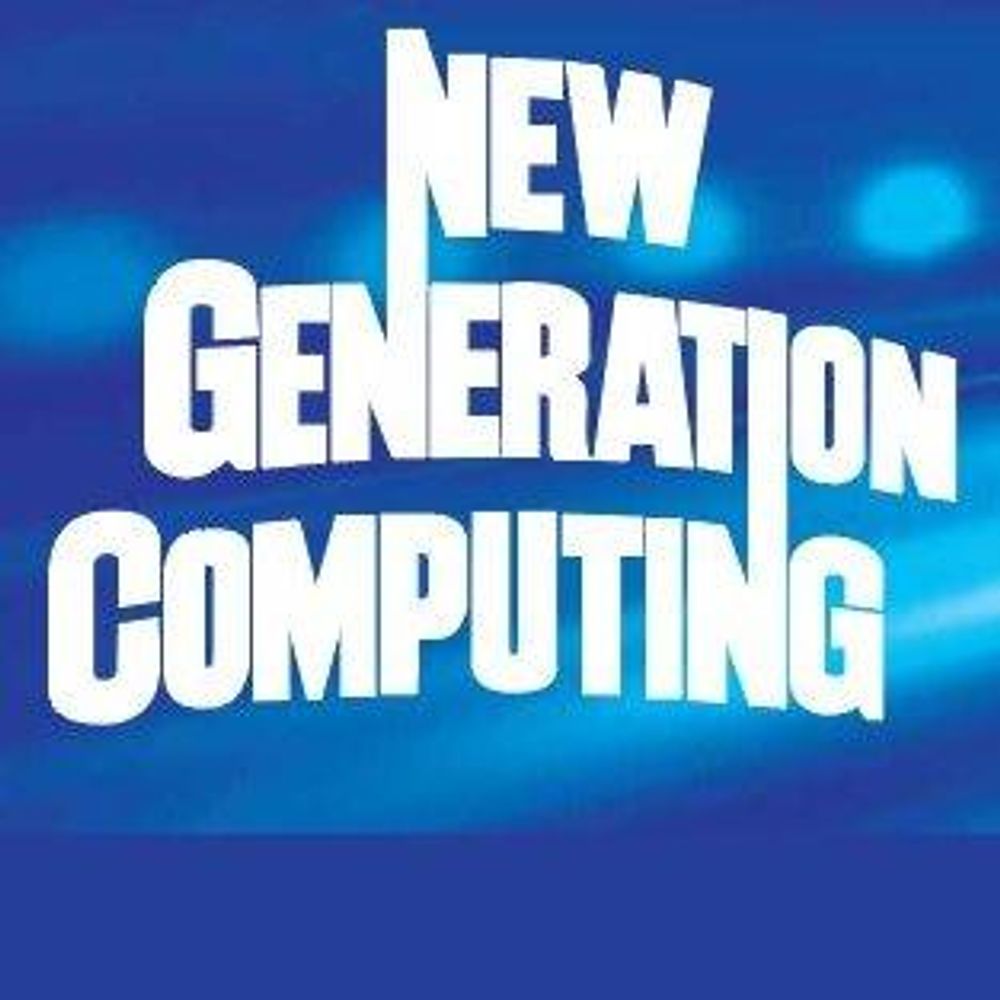 国際学術誌「New Generation Computing」に掲載されました