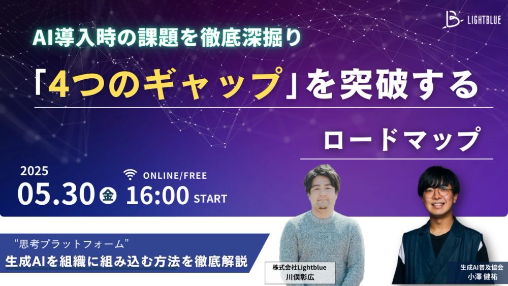 生成AI×組織変革―『４つのギャップ』を突破するロードマップ