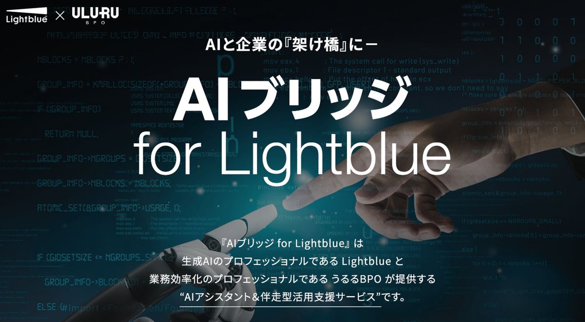 Lightblue、生成AI活用を成功に導く“AI-Ready”データ整備支援サービス「AIブリッジ for Lightblue」を7月23日より提供開始