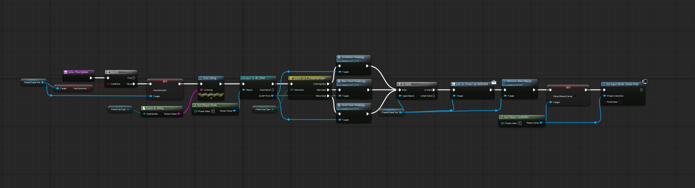 Power-Up Selection & Application Flow