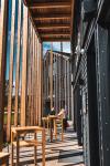 Holzfassade des Patch.Work in Seeon im Chiemgau