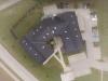 Luftbild von Patch.Work Seeon von oben mit Photovoltaik und Innenhof