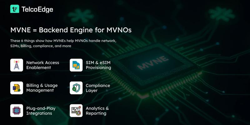 Learn how MVNEs support MVNOs with these 6 backend services.