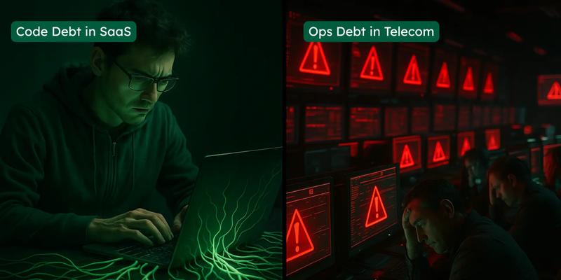 technical debt in telecom operations