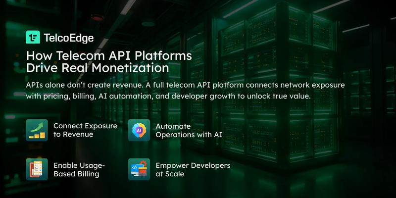 How Telecom API Platforms Drive Real Monetization