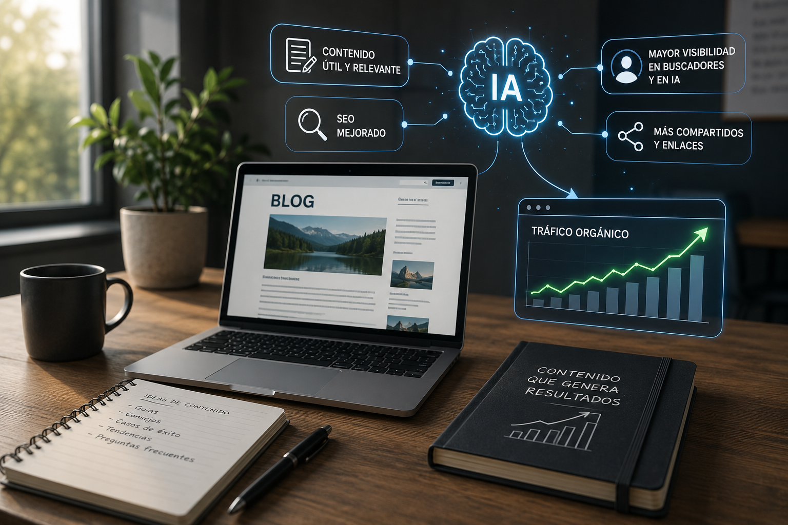 Cómo un blog puede aumentar el tráfico de tu sitio web en la era de la IA