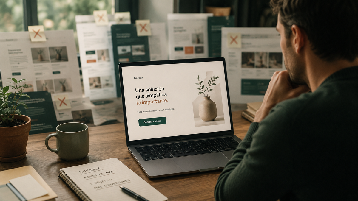 Landing page vs. sitio web corporativo: ¿cuál necesita tu empresa?