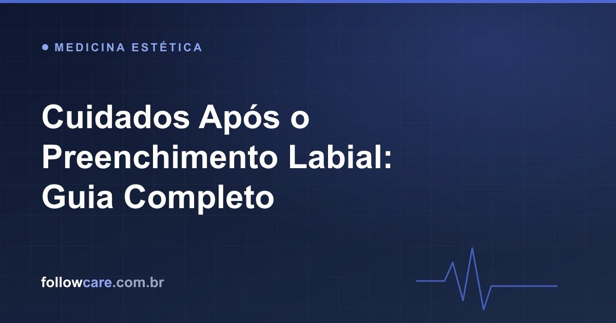 Cuidados após o preenchimento labial com ácido hialurônico