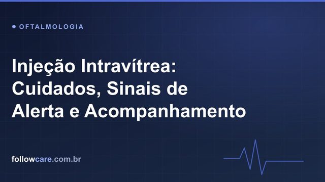 Tratamento de doenças da retina com injeção intravítrea de anti-VEGF