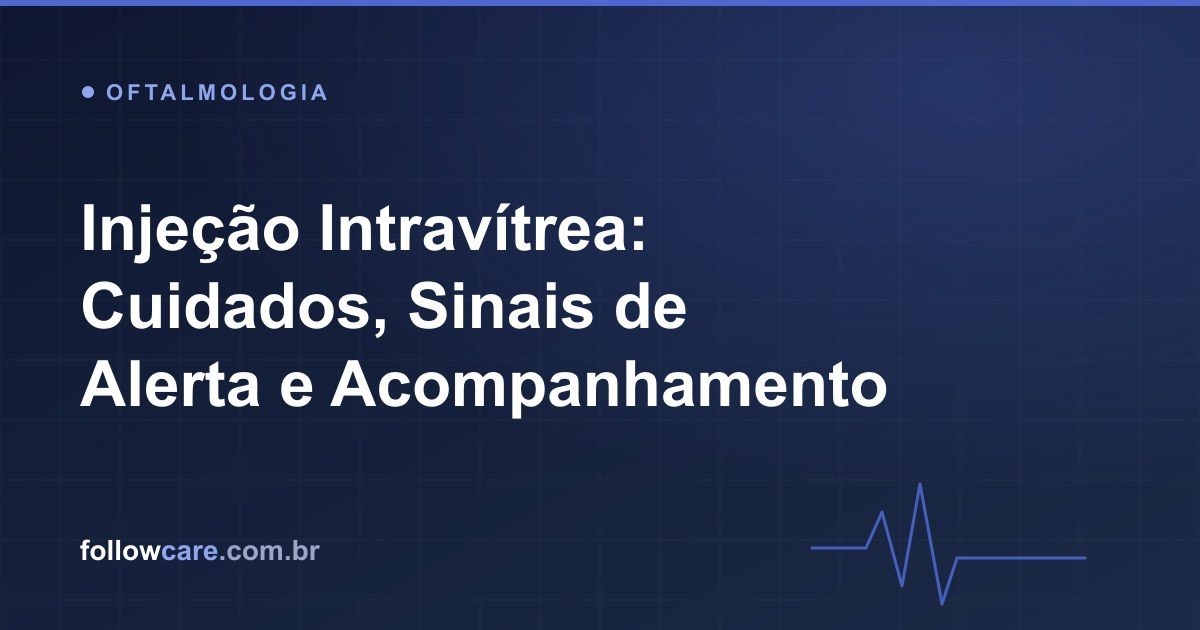 Tratamento de doenças da retina com injeção intravítrea de anti-VEGF