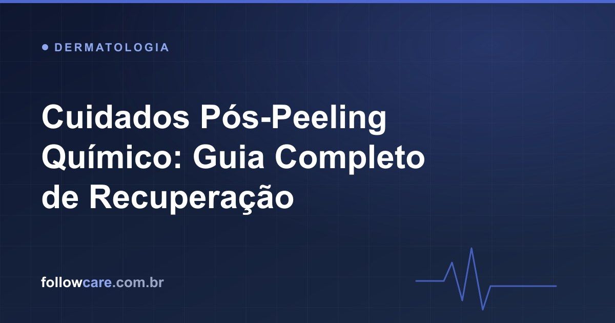 Pele em recuperação após peeling químico com cuidados de fotoproteção
