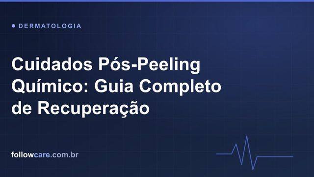 Pele em recuperação após peeling químico com cuidados de fotoproteção