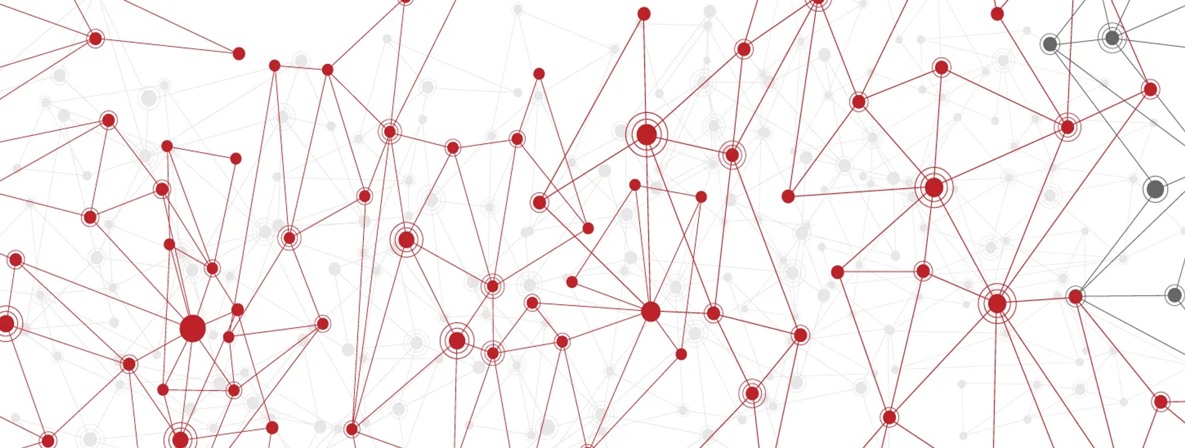 Graphic of red links connecting to each other