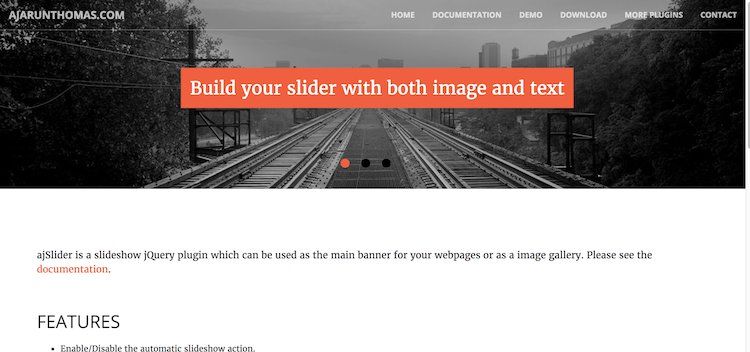 ajSlider - Image Sliders
