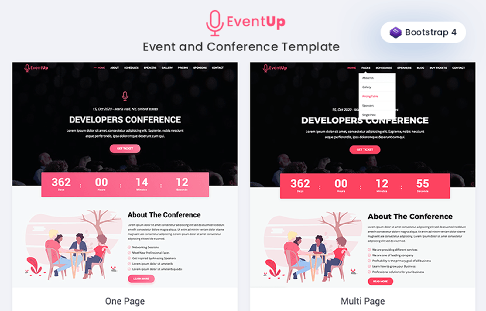 Eventup - Event and Conference Template