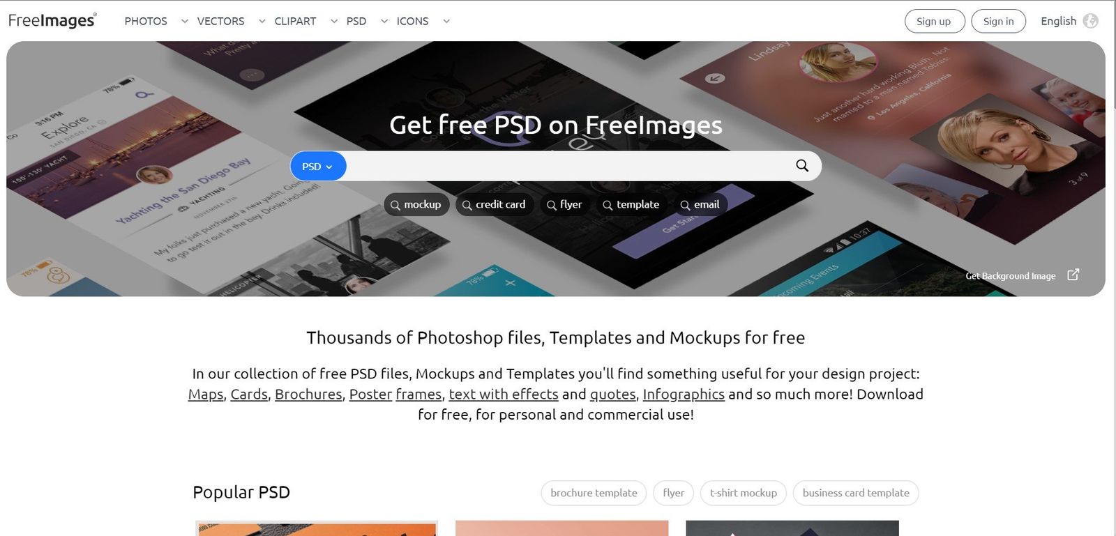 FreeImages - Free PSD