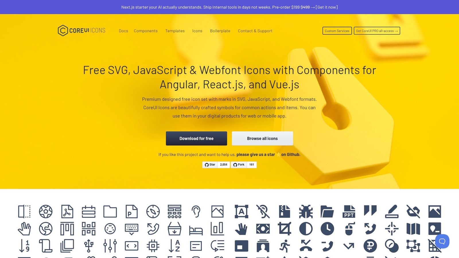 Core UI icons