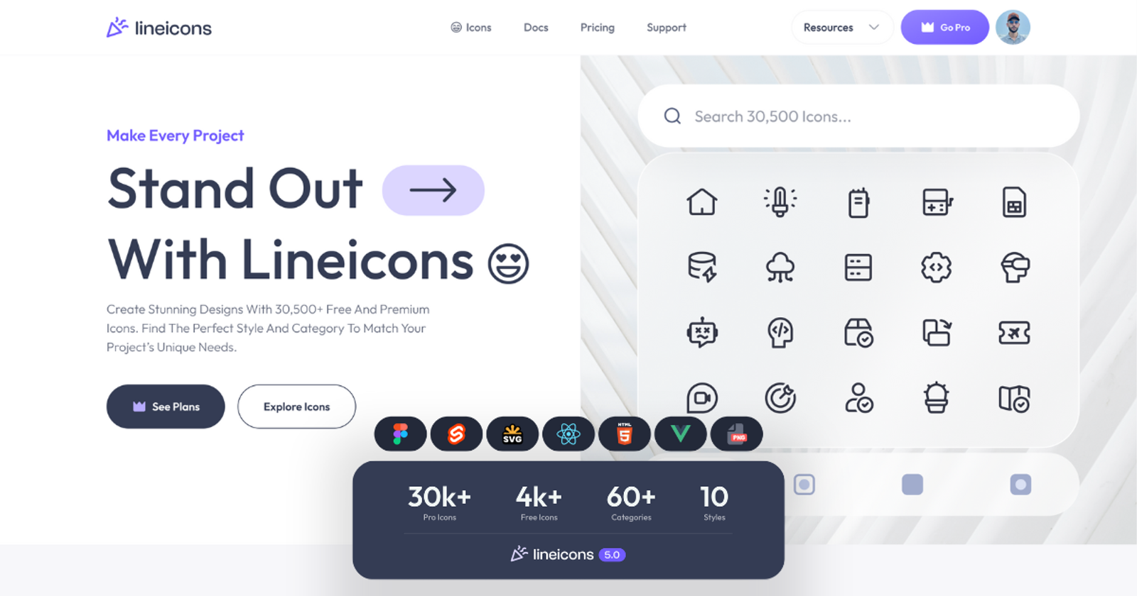 Lineicons - Free Line Icons