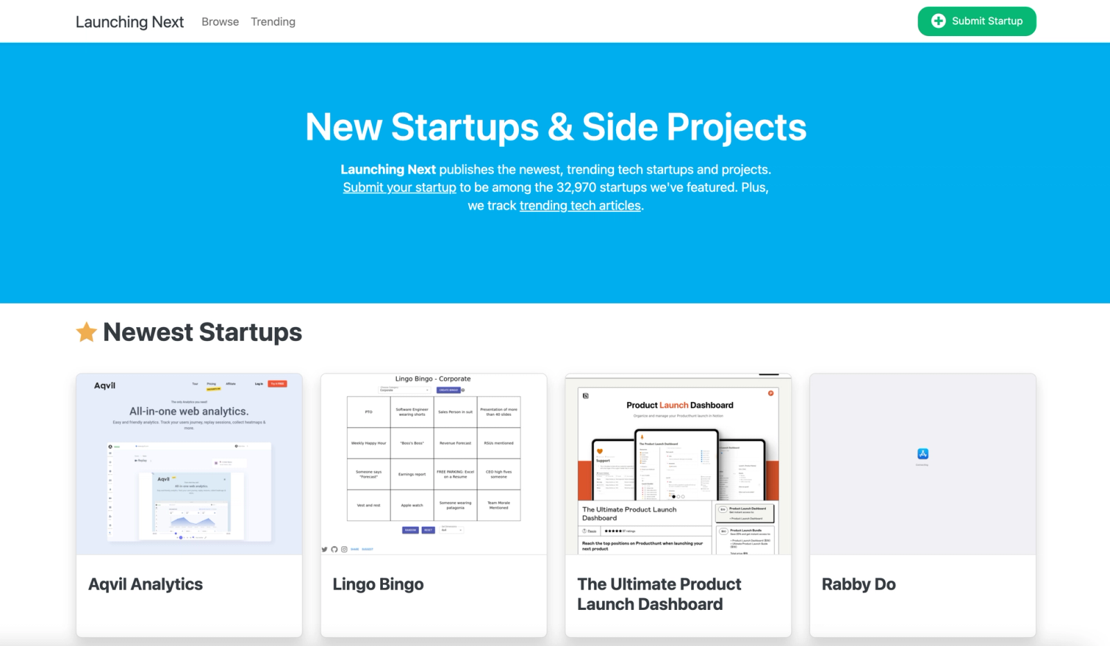 LaunchingNext- Best ProductHunt Alternative