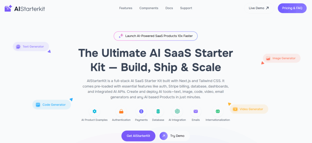 saas starter kit