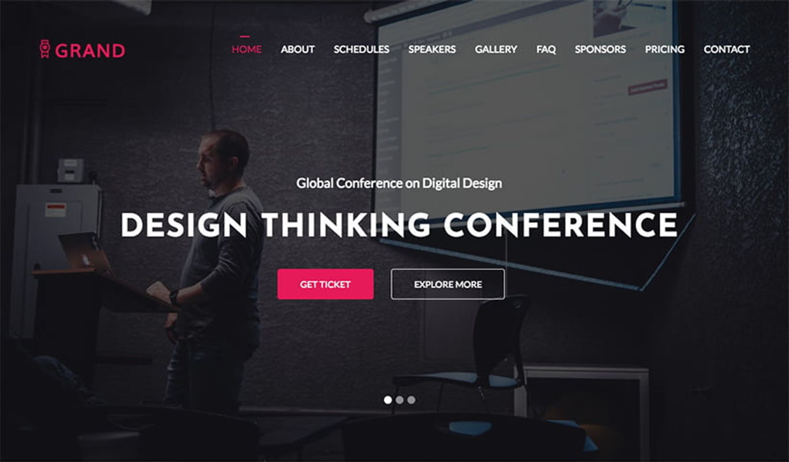 Grand - Event Bootstrap Templates