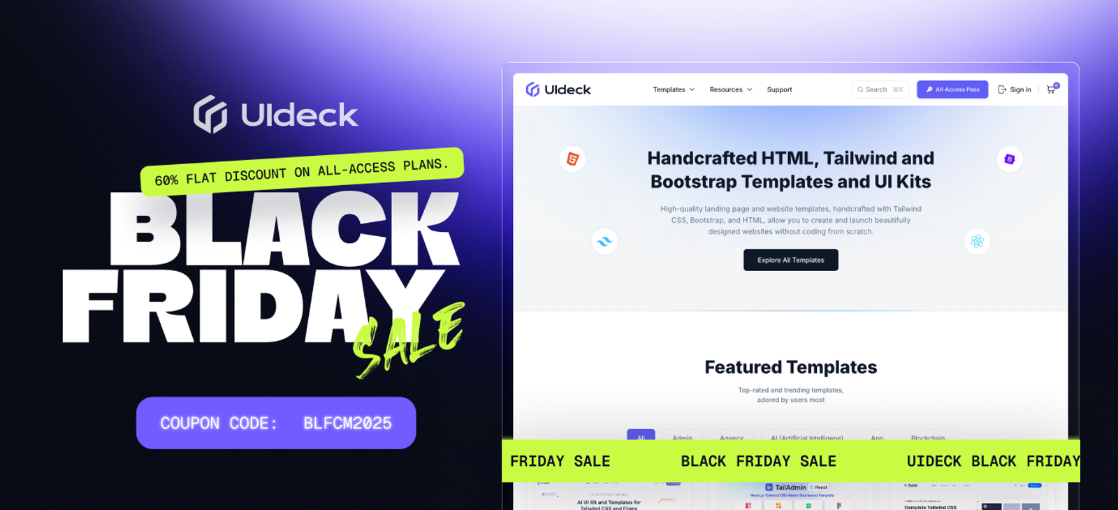 UIdeck - HTML, Tailwind and Bootstrap Templates