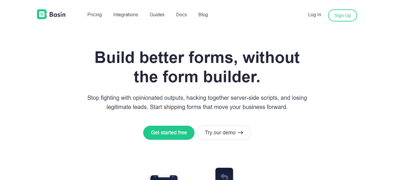 Basin - Static Sites Form Builder