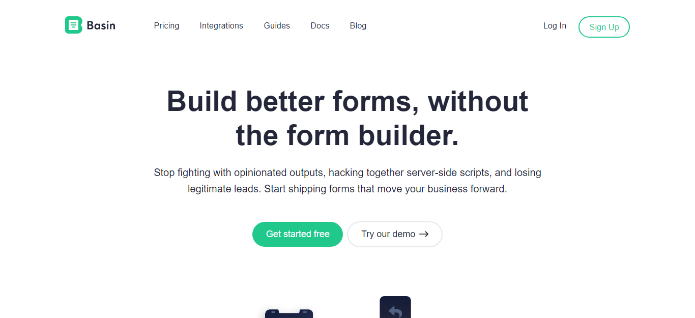 Basin - Static Sites Form Builder