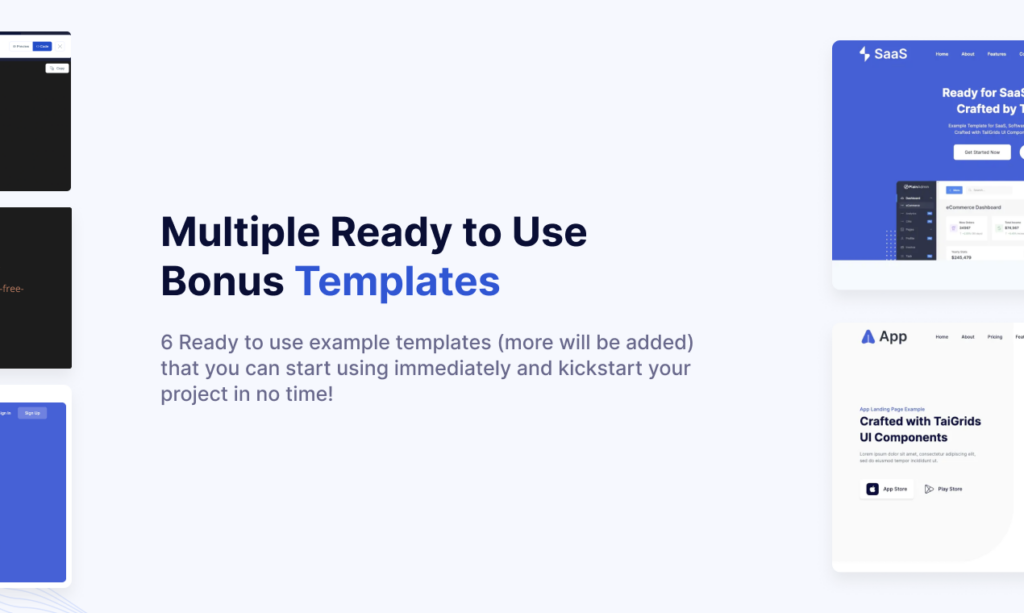 Tailgrids - Tailwind CSS Bonus Templates