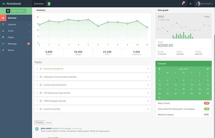 Notebook Admin