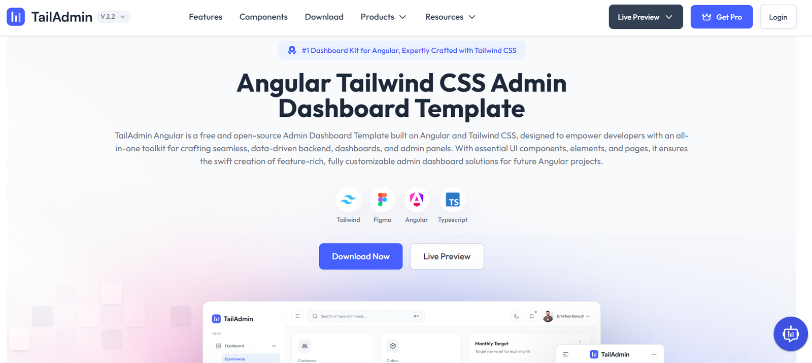 TailAdmin Angular Dashboard