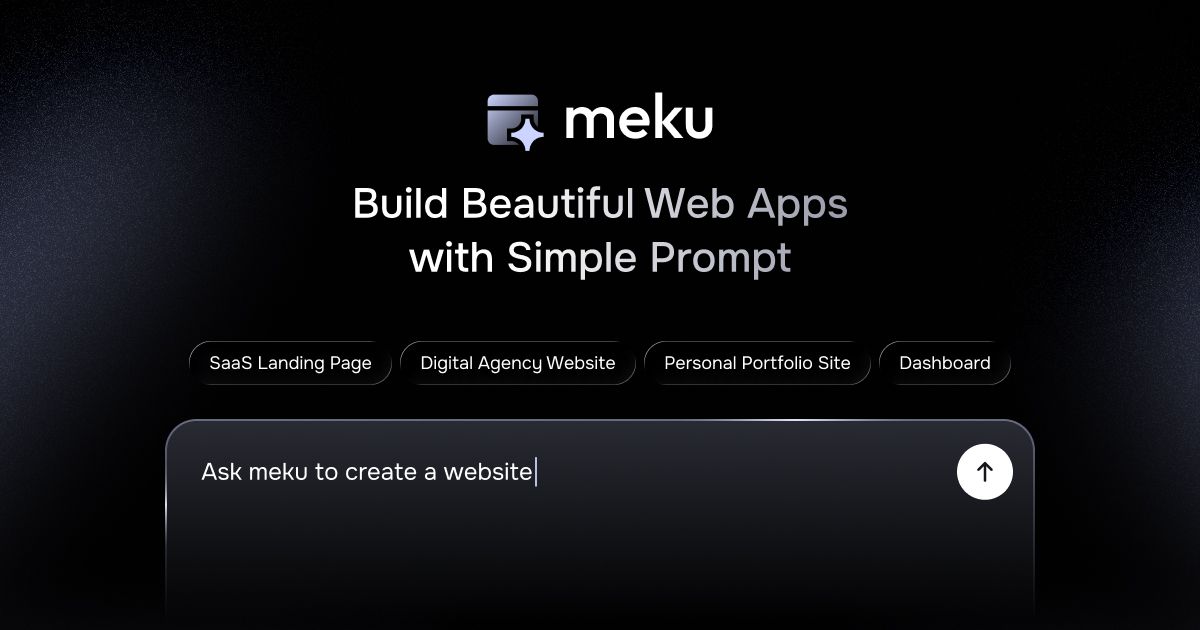 Meku - AI Web Apps Builder