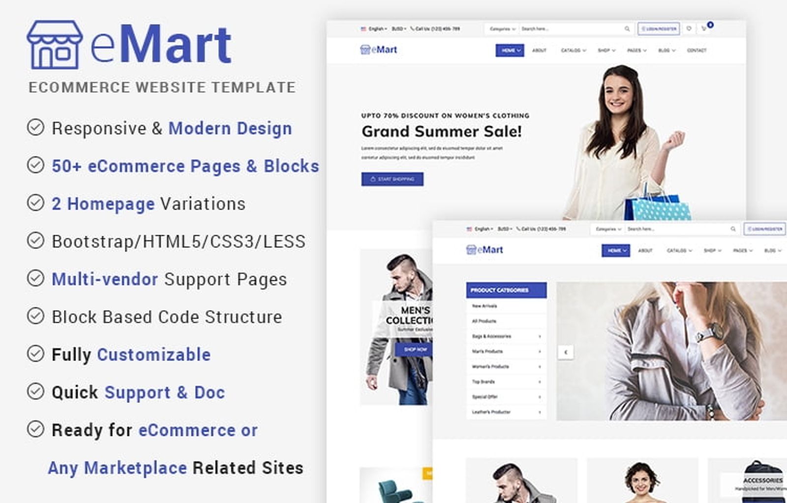 eMart - Classified E-commerce Website Templates