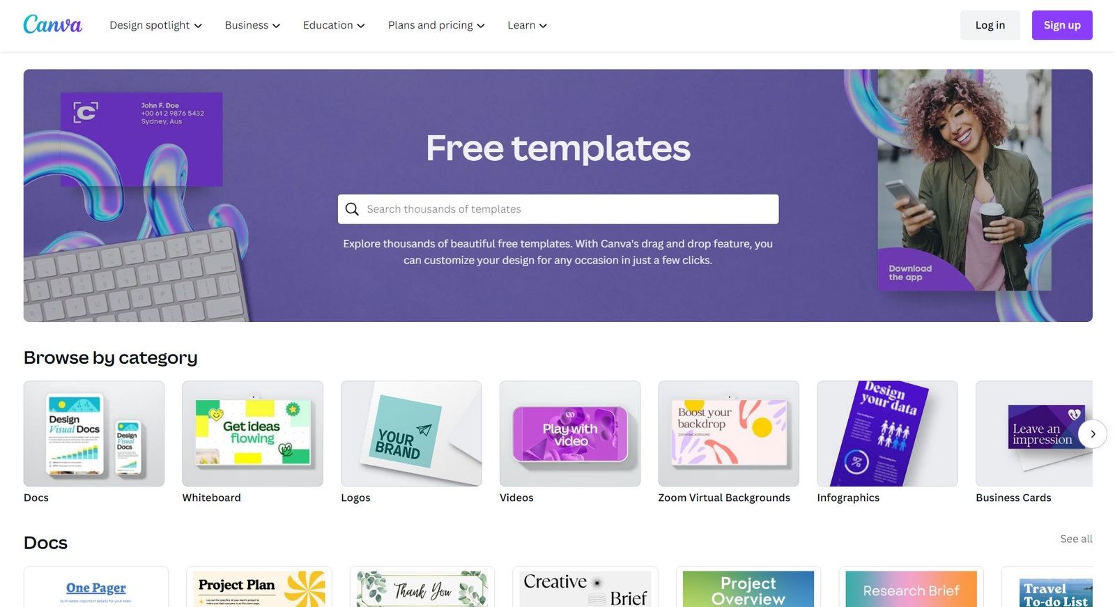 Canva - Free Free Design Resources