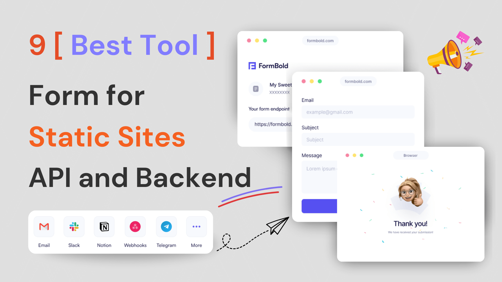 Contact Form for Static Sites